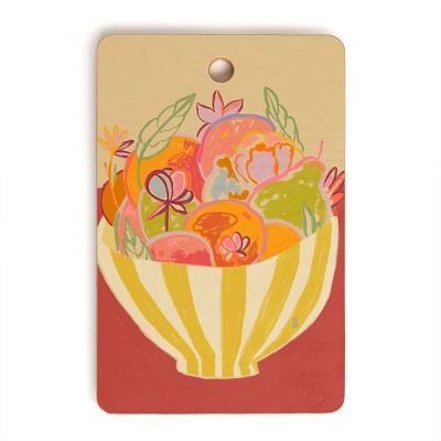 sandrapoliakov FRUIT AND FLOWER BOWL Rectangle Cutting Board - Deny Designs