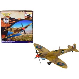 Supermarine Spitfire Mk.IXc Fighter Aircraft "Operation Husky" July 1943 "The Aviation Archive" 1/72 Diecast Model by Corgi - 1 of 4
