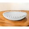 HomeRoots 4" Off White Ceramic Tabletop Sculpture - 2 of 4