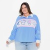 Women's Hello Kitty & Friends Polo Graphic T-Shirt - Light Blue - 2 of 3