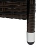 Resenkos 2 Reclining Chaise Lounge Chairs, Outdoor Sectional Furniture, PE Rattan, Mixed Brown and Cream White - 4 of 4