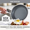 GreenPan Prism 10pc Hybrid Stainless Steel and Ceramic Nonstick Cookware Set - 3 of 4