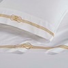 Cotton Gold Embroidered Sheet Set by Blue Nile Mills - image 2 of 4