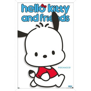 Trends International Hello Kitty and Friends: Hello - Pochacco Feature Series Framed Wall Poster Prints - 1 of 4