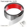 Unique Bargains Self-Adhesive Stainless Steel Mirror Finish Peel and Stick Wall Trim - 2 of 4