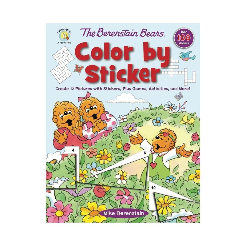 The Berenstain Bears Color by Sticker - (Berenstain Bears/Living Lights: A Faith Story) by  Mike Berenstain (Paperback), 1 of 2