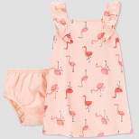 Carter's Just One You®️ Baby Girls' Flamingo Romper - Pink 6M
