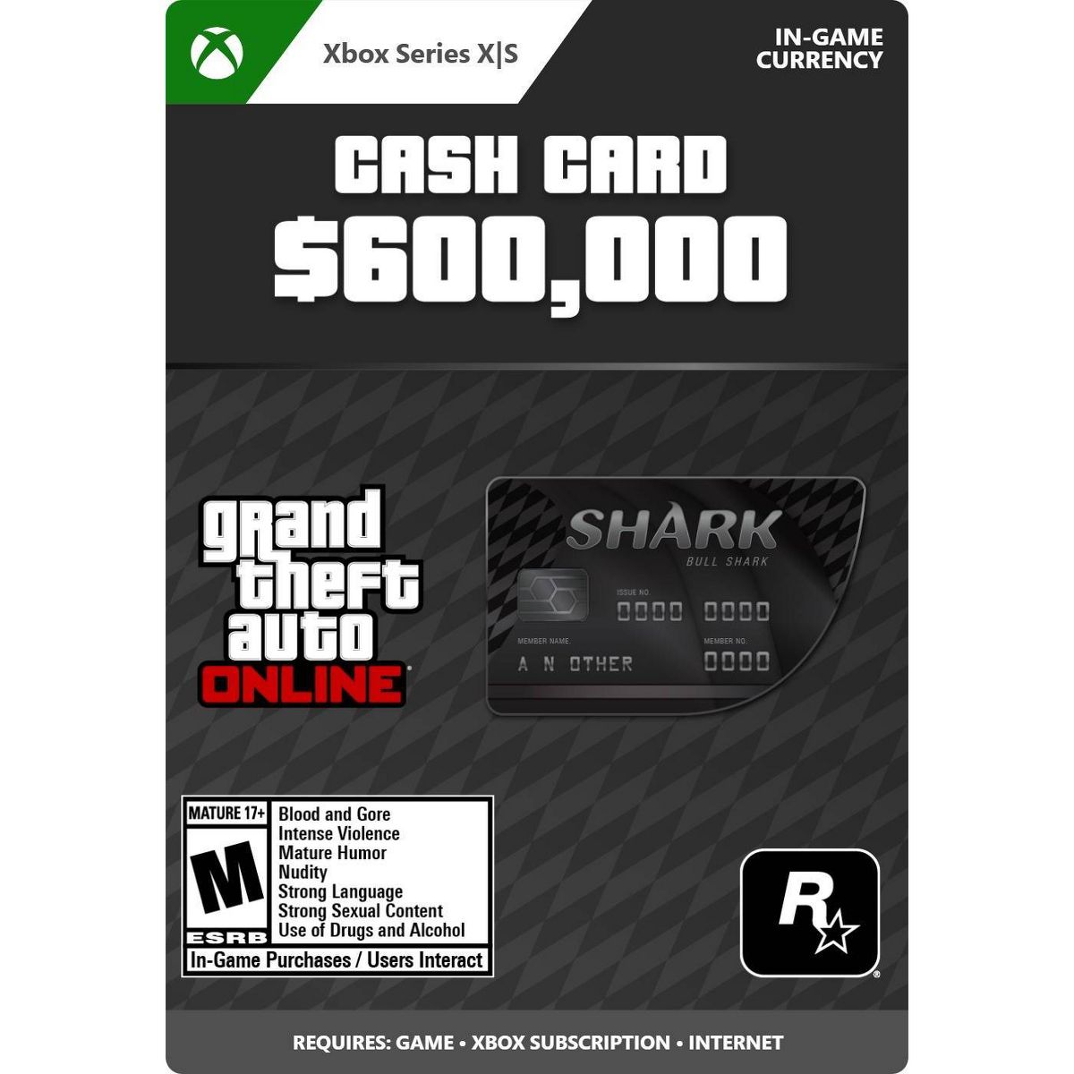 GTA Online: Bull Shark Cash Card - Xbox Series X|S (Digital)