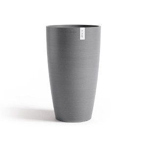 Ecopots Stockholm High Durable Modern Round Indoor/Outdoor Recycled-Based Composite Flower Pot Planter - 1 of 4