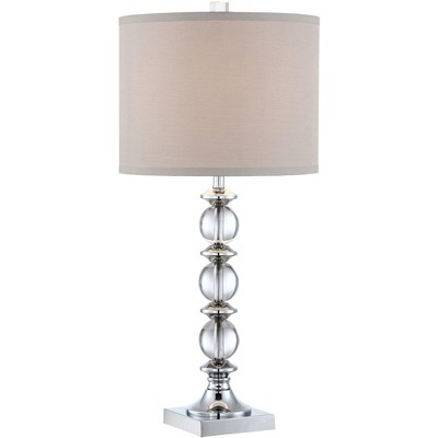 stacked crystal table lamp