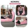 BabyBond Pregnancy Pillows, Full Body Maternity Pillow with Removable Cover - 4 of 4