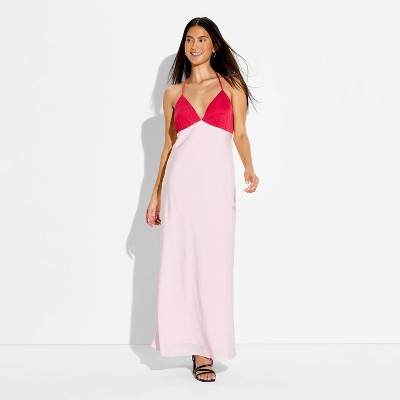 Women&rsquo;s Triangle Cup Maxi Dress – Wild Fable