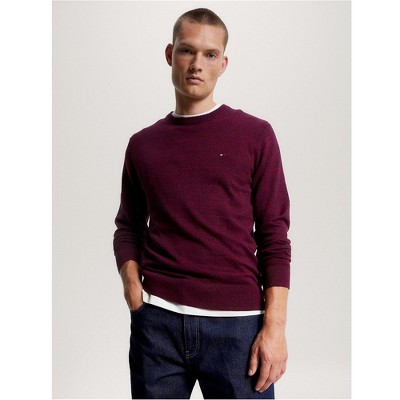 Tommy Hilfiger Mens Solid Knit Sweater