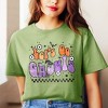 Simply Sage Market Women's Let's Go Ghouls Flowers Short Sleeve Graphic Tee - 2 of 4