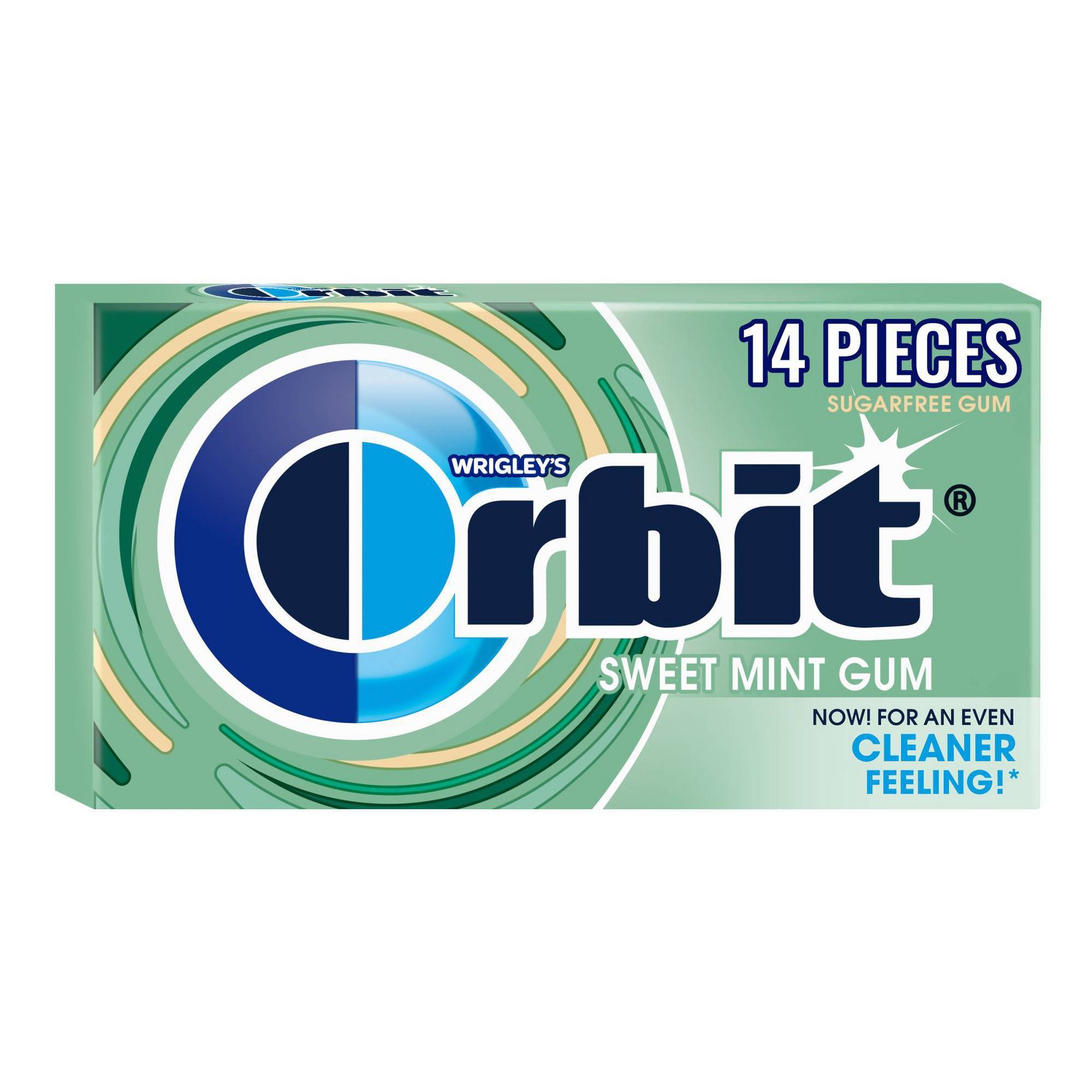Orbit Sugar-Free Sweet Mint Chewing Gum Single Pack - 14ct