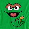 Toddler Boys' Sesame Street Oscar The Grouch Holding Slimey T-Shirt - 2 of 4
