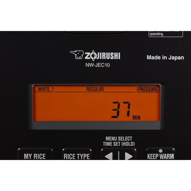 Zojirushi  5.5 Cup Pressure Induction Heating Rice Cooker and Warmer - Black - NW-JEC10BA, 5 of 18