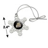 Bryant University Secondary Logo Metal Snowflake Christmas Tree Holiday Ornament - 3 of 3