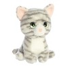 Aurora Small Misty Grey Tabby Petites Expressive Stuffed Animal 7" - 2 of 4