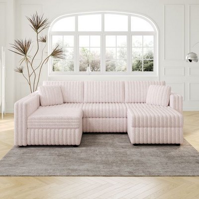 CAVINAS Soft Modular Sectional Sofa, Modern & Plush Sectional Couches -Living Room Furniture Loveseat Sofa for Bedroom, Living Room