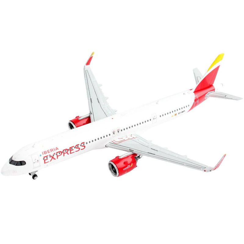 Airbus A321neo Commercial Aircraft "Iberia Express" White with Red Tail 1/400 Diecast Model Airplane by GeminiJets, 2 of 4