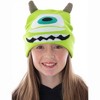 Disney Monsters Inc. Mike Wazowski Beanie Embroidered Character Costume Hat - 3 of 4