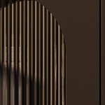 black iron + black wood board