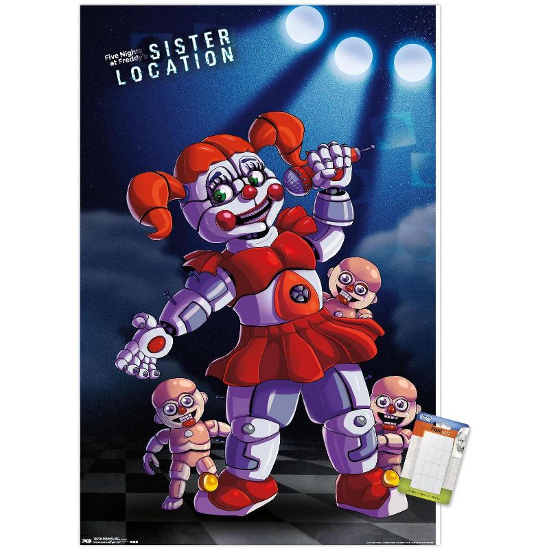 Trends International Five Nights at Freddy's: Sister Location - Baby Unframed Wall Poster Prints, 1 of 7