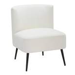 Fran Contemporary Upholstered Slipper Chair - LumiSource