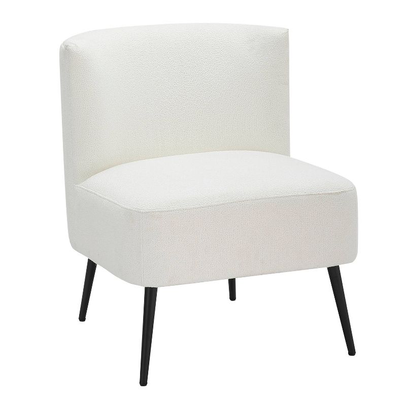Fran Contemporary Upholstered Slipper Chair - LumiSource, 1 of 15