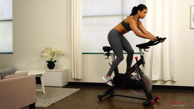 Sunny Health &#38; Fitness Magnetic Indoor Cycling Bike, 2 of 14, play video