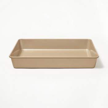 8 Nonstick Aluminized Steel Square Baking Pan Gold - Figmint
