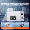VEVOR 30L Ultrasonic Cleaner with Heater Timer & Basket, Professional Digital Sonic Cavitation Machine, 360W Cleaning Machine for Lab Tools, Silver - 3 of 4