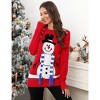 Coolmee Sweaters for Women Fall Fashion Fashion Long Sleeve Crewneck Pullover Knit Sweater Tops - 3 of 4