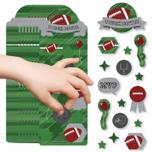 Big Dot of Happiness End Zone - Football - Birthday Party Favor Kids Stickers - 16 Sheets - 256 Stickers - 1 of 4