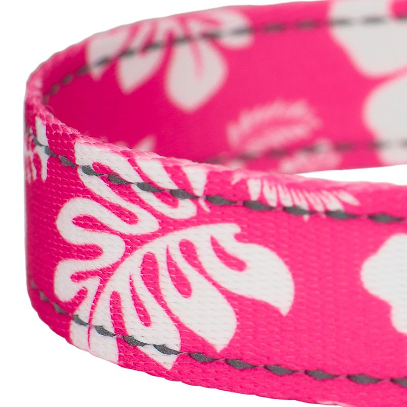 Country Brook Petz Pink Hawaiian Deluxe Reflective Dog Leash, 4 of 5