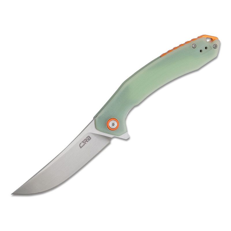 CJRB Gobi Folding Pocket Knife with Clip, Liner Lock, 3.5 Inch Upswept Blade, G10 Handle, 1 of 7