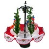 Northlight 2.5 FT Musical Lighted Snowing Snowman Family in Umbrella Base Christmas Decoration - 4 of 4