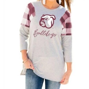 Women's Mississippi State University Get in Check Tunic - Gameday Couture - 1 of 1