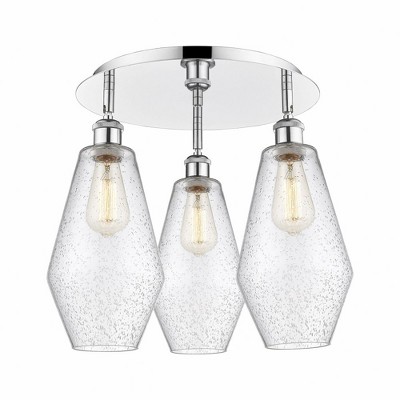 Cindyrella - 3 Light Flush Mount In Industrial Style-14.5 Inches Tall and 18.75 Inches Wide