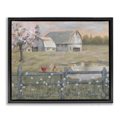 Stupell Industries Blossoming Trees Country Farm, 31" x 25"