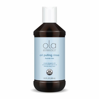 Ola Botanicals Oil Pulling Rinse (8.12 Fl. Oz.), USDA Certified Organic, Coconut Oil, MCT Oil, Cruelty Free, Fluoride Free, Soy Free Dr. Mercola