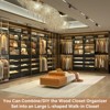 Aheaplus Closet System with 8 Drawers, Walk-in Wardrobe Organizer with 4 Hanging Rods - 4 of 4