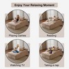 Whisen 2-Piece L-Shaped Sectional Compression Sofa with Soft Corduroy Fabric, No Assembly Required - 2 of 4