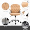 TiramisuBest Teddy Fleece Office Chair, Adjustable Height, Tilt & 360¡ã Swivel, Khaki - 4 of 4