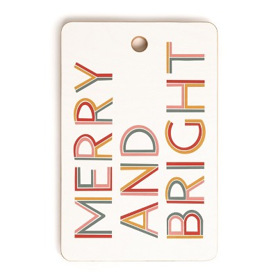 Rachel Szo Merry and Bright Light Cutting Board Rectangle -Deny Designs