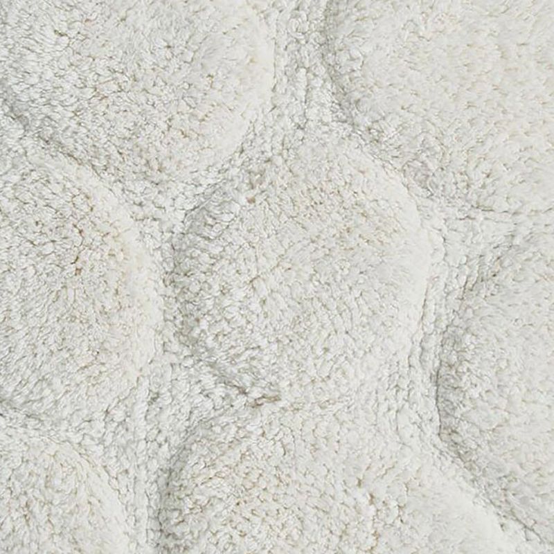 Luxurious Super Soft Non-Skid Cotton Bath Rug 24" x 40" Ivory by Castle Hill London, 3 of 4
