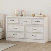 7 Drawer Dresser,55" Wide 7 Chest of Drawers Storage with Sturdy Foundation - 3 of 4