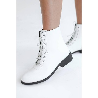 Women's Brianna Faux Leather Boot - Qupid