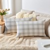 REGALWOVEN Plaid Decorative Check Soft Throw Pillow Covers  2 Pcs - 2 of 4